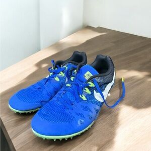 Nike Zoom Rival M 8 Track & Field Spikes Blue Cobalt 806555-413 Size 9.5